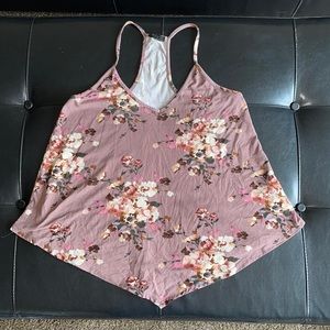 Floral tank top